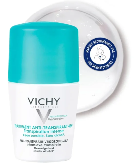 VICHY DEO traitement anti-transpirant 48h roll-on 50 ml