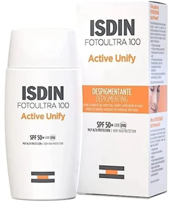 Isdin Fotoultra 100 Active Unify Fusion Fluid Color 50 ml Pack of 1