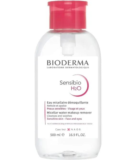 BIODERMA Sensibio H2O Make-Up Removing Micellar Water 500Ml With Pump