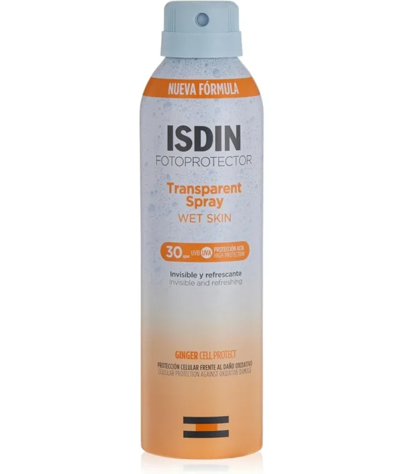 Isdin Wet Skin SPF30 Fotoprotector Transparent Spray 250 ml