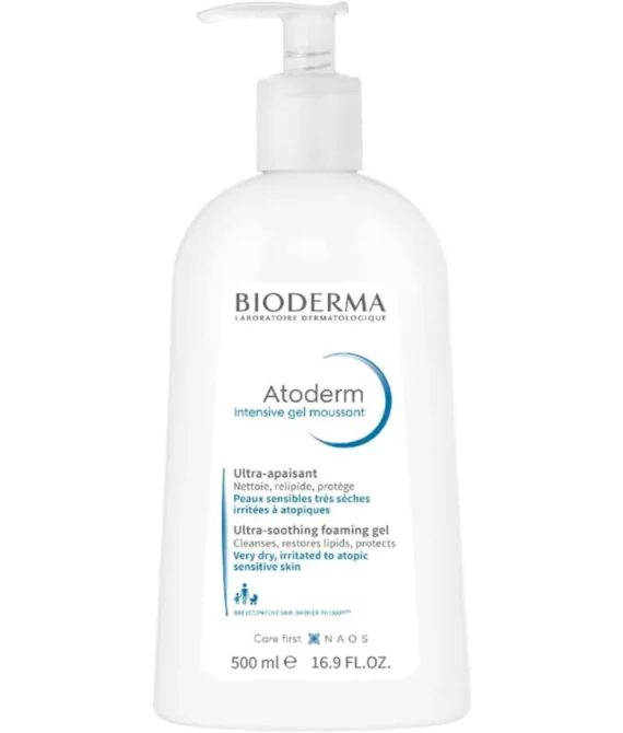 Bioderma Atoderm Intensive Ultra-Soothing Shower Gel For Very Dry To Atopic Skin 500ML