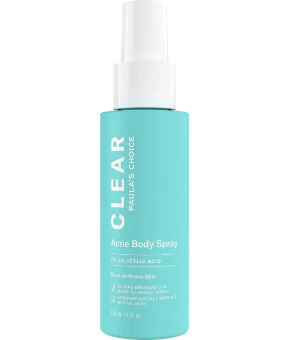 PAULAS CHOICE Clear Back and Body Acne Spray with 2% Salicylic Acid – 118ml