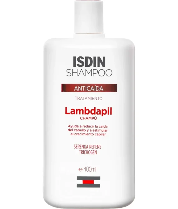 Isdin Lambdapil Anti-Hair Loss Shampoo (400Ml) | Helps Reduce Excessive Hair Loss And Stimulate Follicle Growth