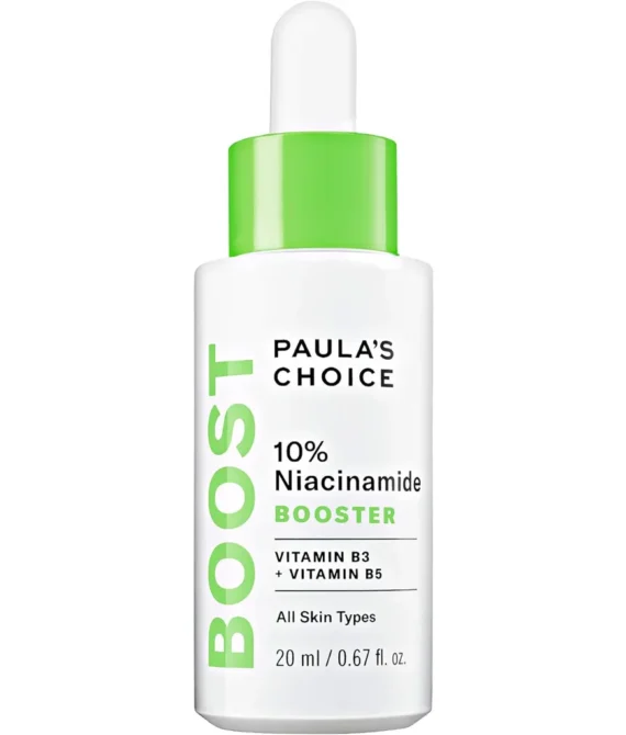 Paulas Choice BOOST 10% Niacinamide Booster Vitamin B3 Vitamin C & Licorice Extract Serum Pore Minimizer Full Size 20 ml