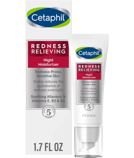 Cetaphil Redness Relieving Night Moisturizer 1.7 Ounce