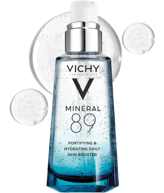 Vichy Mineral 89 Hyaluronic Acid Face Serum Facial Gel Moisturizer And Pure Hyaluronic Acid Hydrating Serum For Sensitive Or Dry Skin