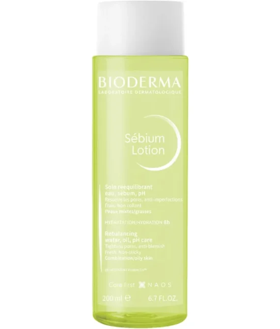 Bioderma Sebium Lotion Rebalancing Water Oil for Combination to Oily Skin 200ml