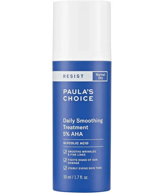 Paulas Choice RESIST Daily Smoothing Treatment 5% AHA | Glycolic Acid & Ceramides | Anti-Aging Lotion Exfoliant | Dry Skin | 1.7 Ounce