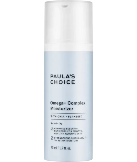 Paulas Choice Omega+ Complex Lightweight Face Moisturizer Shea Butter & Plant Oils Brightening Vitamin C – For Dry & Sensitive Skin