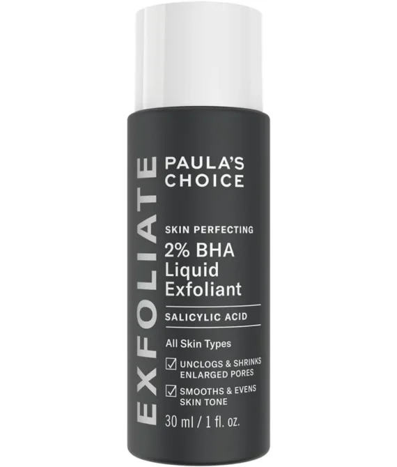 Paulas Choice SKIN PERFECTING 2% BHA Liquid Exfoliant – Face Exfoliating Peel Fights Blackheads & Enlarged Pores – with Salicylic Acid – Combination & Oily Skin – 30 ml