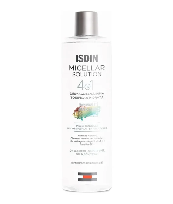 ISDIN 4-in-1 Micellar Solution Facial Cleanser for Sensitive Skin 400ml