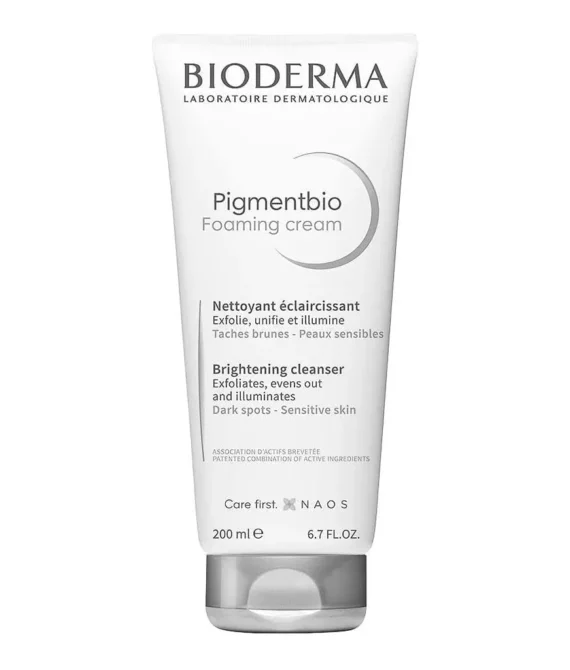 BioDerma Pigmentbio Foaming Cream Brightening Exfoliating Cleanser 200 ml