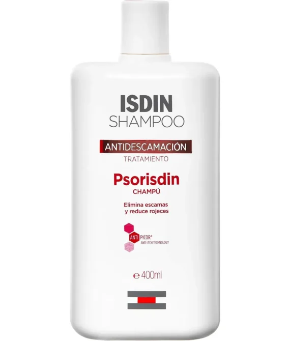 ISDIN Psorisdin Psoriasis Control Shampoo (400ml) | Eliminates flaking and reduces redness | Relieves the itching that comes with flaking