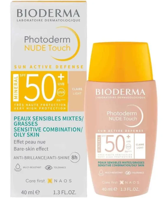 BioDerma PHOTODERM nude touch SPF50+ claire 40 ml (Pack of 1)