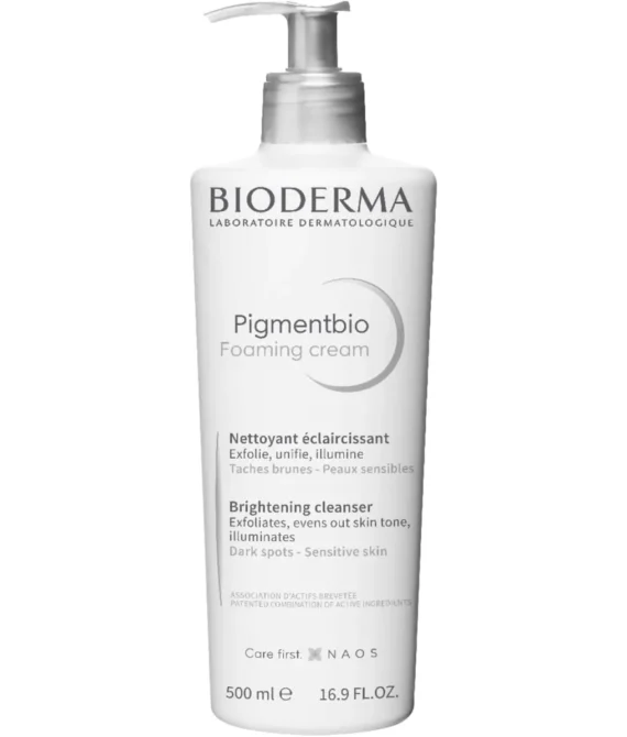 Bioderma Pigmentbio Foaming Cream Brightening Exfoliating Cleanser 500 Ml