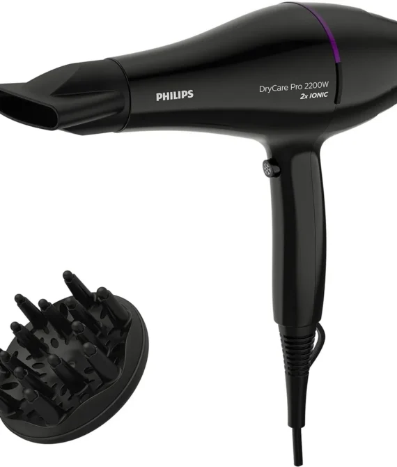 Philips Advanced Drycare Pro Hairdryer 2200 W Black BHD274