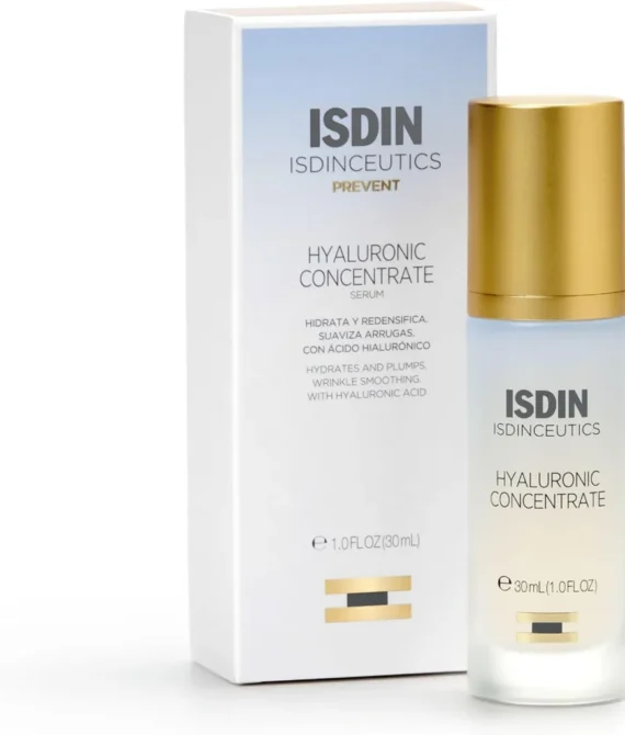 Isdin Isdinceutics Hyaluronic Concentrate (30Ml) | Hydrates And Plumps Skin | Wrinkle Smoothing | Reduces Pores And Sebum Production