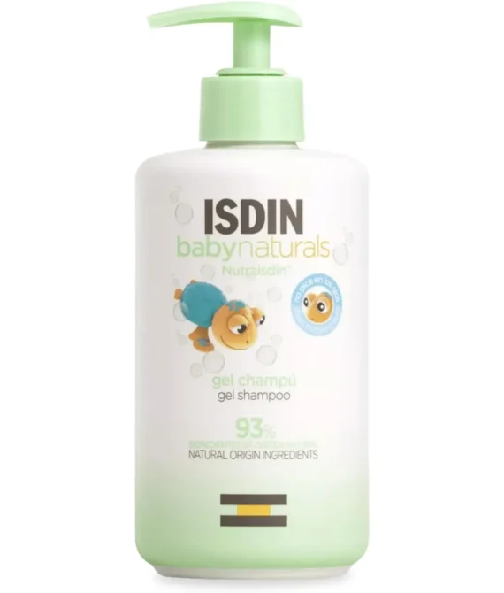 Isdin Babynaturals Gel Shampoo (400Ml) | Gel Shampoo For The Daily Hygiene Of BabyS Skin And Hair | Suitable From 0 Months | Pediatric And Ophthalmologically Tested