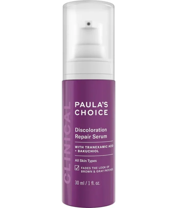 Paulas Choice CLINICAL Discoloration Repair Serum with Tranexemic Acid for Stubborn Dark Spots Post-Acne Marks & Sun Damage Paraben-Free & Fragrance-Free 1 Fl Oz