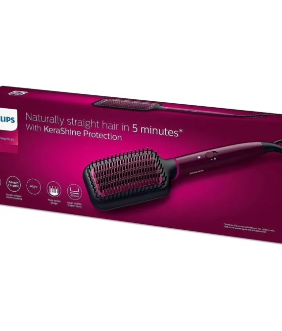 Philips Heated straightening brush BHH730/03 Multicolored