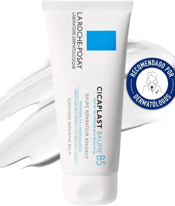 La Roche Posay Cicaplast Balm B5 3.35 oz (100 ml) Healing Ointment and Soothing Therapeutic Multi Purpose Cream for Dry & Irritated Skin Body and Hand Balm Baby Safe Fragrance Free