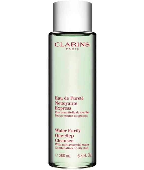 Clarins Water Purify One Step Cleanser wMint Essential Water Combination or Oily Skin Multi 200 ml