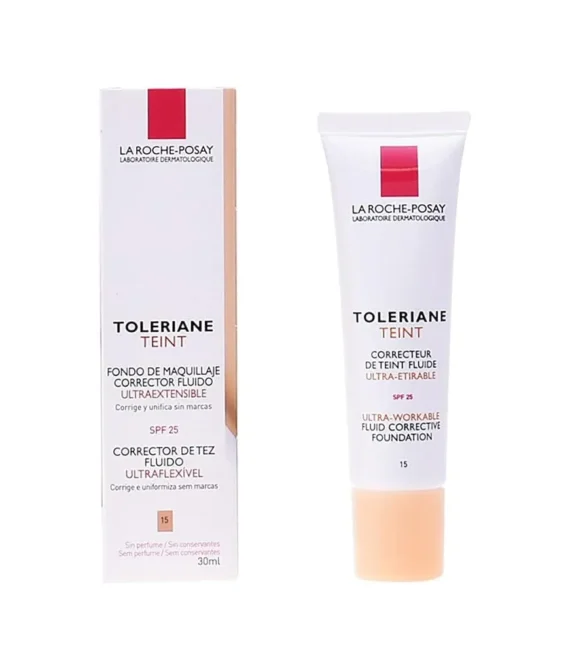 LOreal Deutschland La Roche Posay Toleriane Teint Fluid Corrective Foundation with Spf 25 15 Golden 30ml
