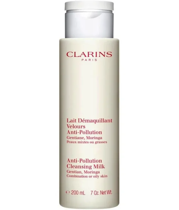 Clarins AntiPollution Cleansing Milk with Gentian Moringa 207 ml