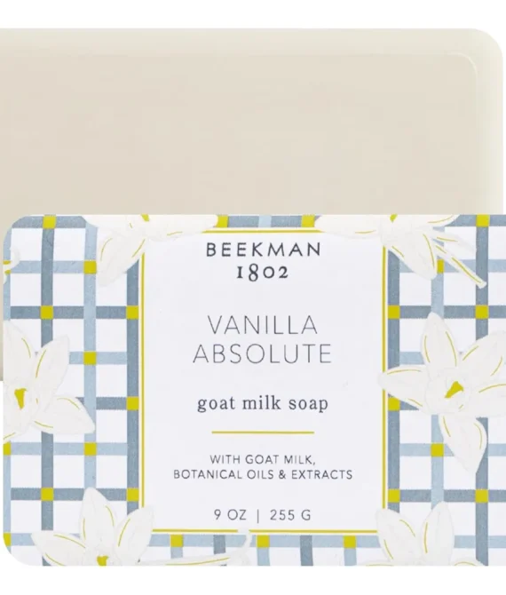 Beekman 1802 Goats Milk Bar Soap Vanilla Absolute 9 oz