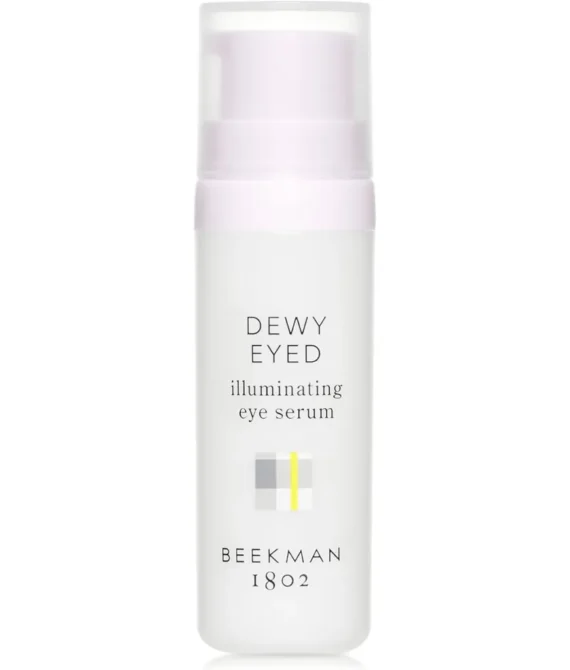 Beekman 1802 Dewy Eyed Illuminating Eye Serum Fragrance Free 0.5 oz Reduces Puffiness & Dark Circles With Goat Milk & Aloe Vera Good for Sensitive Skin Cruelty Free