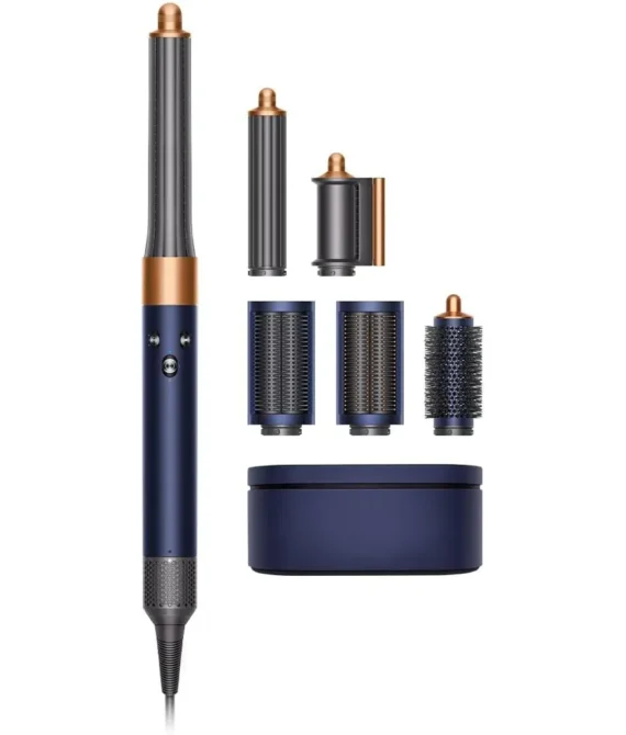 DYSON Airwrap Complete Long Curling Iron With 6 Accessories Prussian BlueRich Copper HS05 BlueROSE