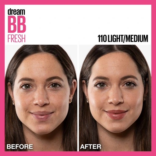 Maybelline Dream Fresh 8-in-1 Skin Perfecting BB Cream with SPF 30 - Light & Medium, 1 Fl Oz - 110 Light - Image 5