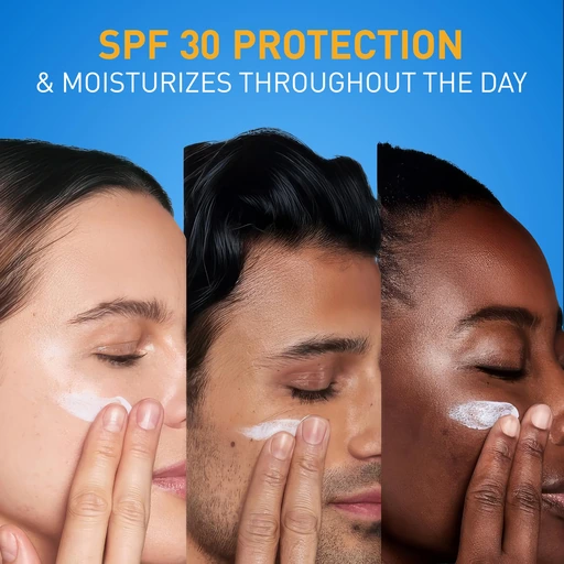 CeraVe AM Facial Moisturizing Lotion, SPF 30 Face Sunscreen, 3oz - Image 5
