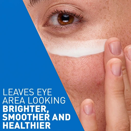 CeraVe Eye Repair Cream, Hyaluronic Acid Eye Cream for Dark Circles, 0.5oz - Image 3