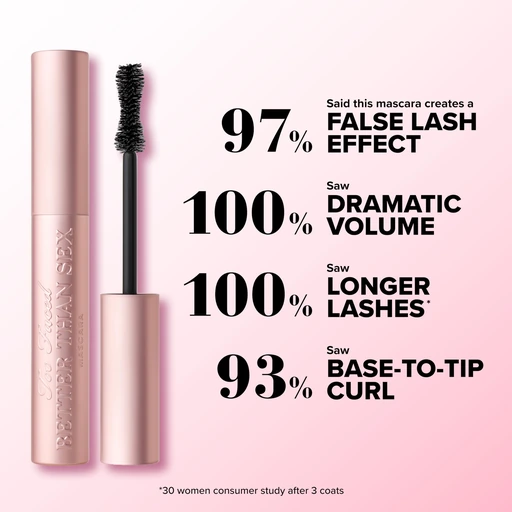 Too Faced Better Than Sex Volumizing Mascara Dramatic Volume + Length Cruelty Free - Image 3