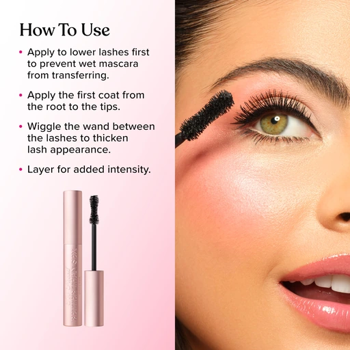 Too Faced Better Than Sex Volumizing Mascara Dramatic Volume + Length Cruelty Free - Image 4