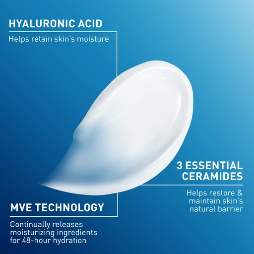 CeraVe Moisturizing Cream, Face & Body Moisturizer for Dry Skin, 19oz - Image 4