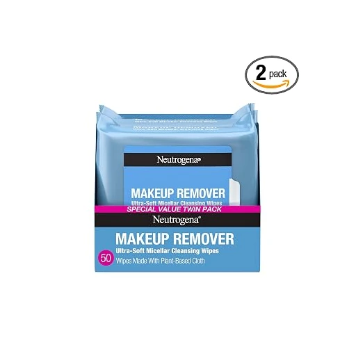 Neutrogena Makeup Remover Micellar Wipes, 2 Pack of 25 Ct - Image 3