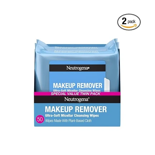 Neutrogena Makeup Remover Micellar Wipes, 2 Pack of 25 Ct - Image 5