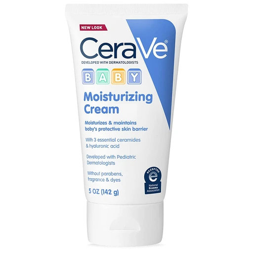 CeraVe Baby Cream, Gentle Moisturizing Cream with Hyaluronic Acid, 5oz