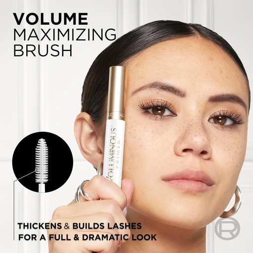 LOreal Paris Voluminous Lash Boosting Conditioning Primer Mascara, White Primer, 0.24 Fl Oz., 1 Count - Image 5