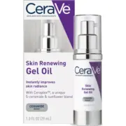 CeraVe Skin Renewing Gel Oil, Hydrating Hyaluronic Acid Serum for Face, 1oz