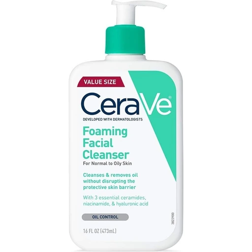 CeraVe Foaming Facial Cleanser for Oily Skin, 16 fl oz - Nan