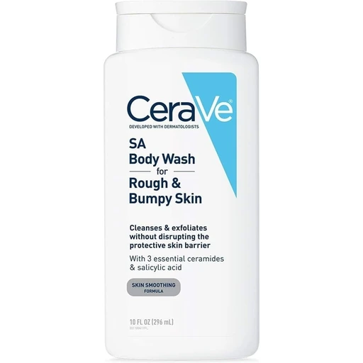 CeraVe Salicylic Acid Body Wash, Exfoliates Rough and Bumpy Skin, 10oz