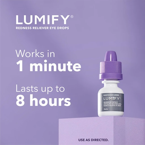 Lumify Redness Relief Eye Drops, Whiter & Brighter Looking Eyes, 0.08 oz - Image 4