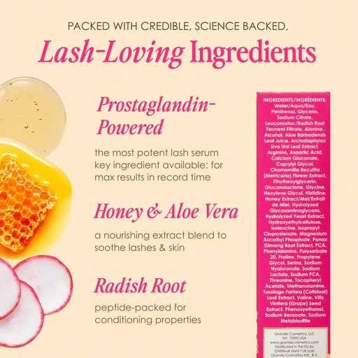 Grande Cosmetics GrandeLASH-MD Lash Enhancing Serum - Peptide & Vitamin Infused Formula for Longer, Thicker, Fuller Looking Lashes - Ophthalmologist Tested, Cruelty-Free, 6 Week Supply (1mL) - Image 5