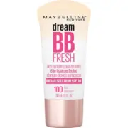 Maybelline Dream Fresh Skin Hydrating BB Cream, Light, 8-in-1 Skin Perfecting Beauty Balm, SPF 30, Oil-Free, 1 Fl Oz - 100 Light