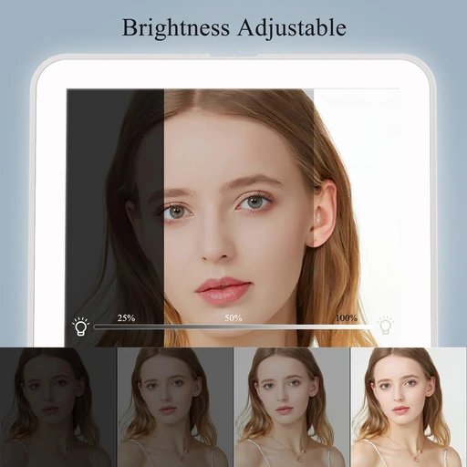 FUNTOUCH Rechargeable Travel Makeup Mirror with 72 Led Lights - Image 4