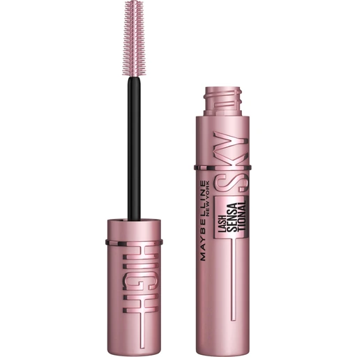 Maybelline Lash Sensational Sky High Washable Mascara - Volumizing & Lengthening - Blackest Black