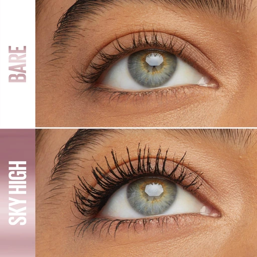 Maybelline Lash Sensational Sky High Washable Mascara - Volumizing & Lengthening - Blackest Black - Image 3